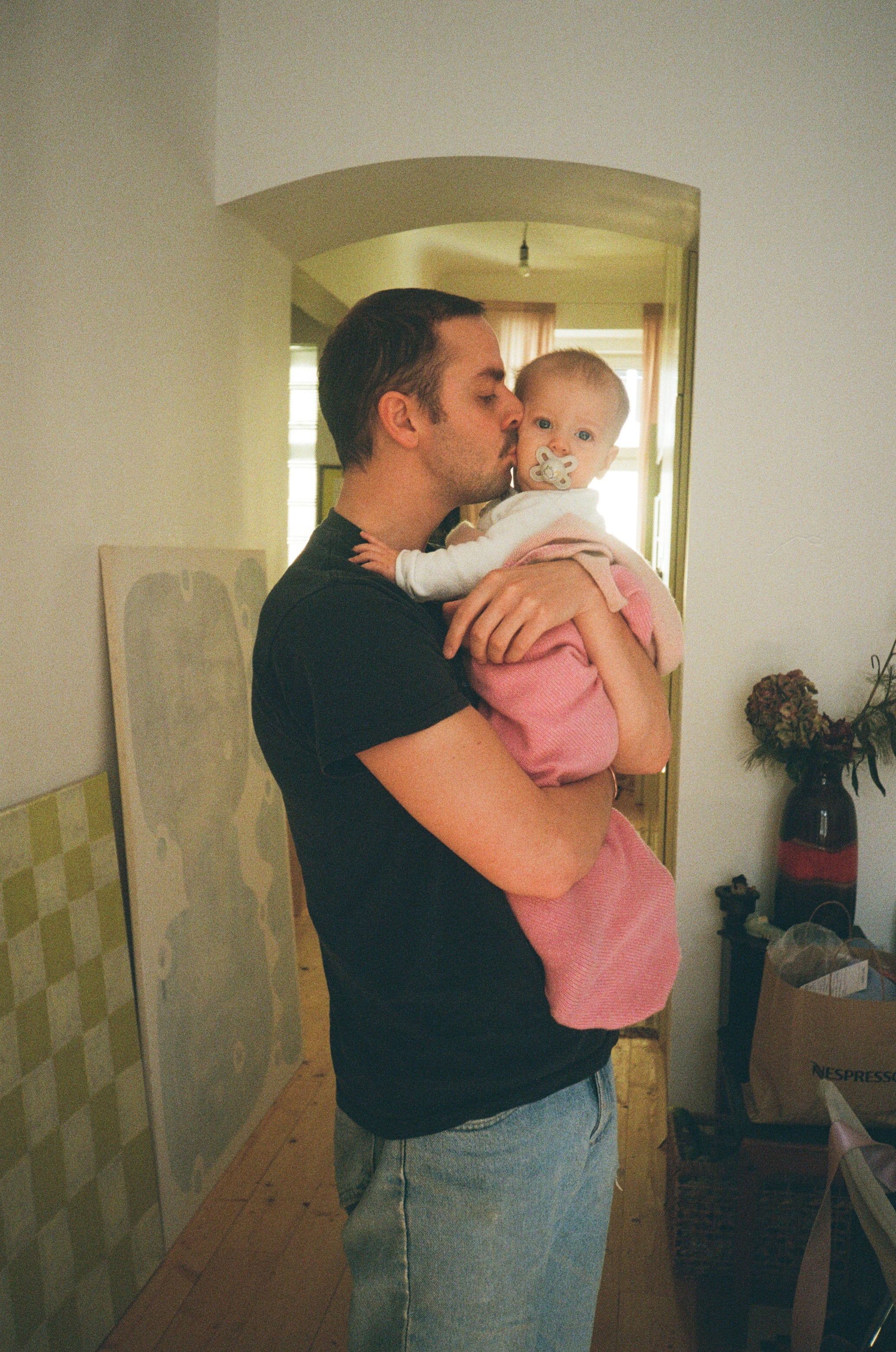 Wolke Zola Baby Blanket - Pink and Peach