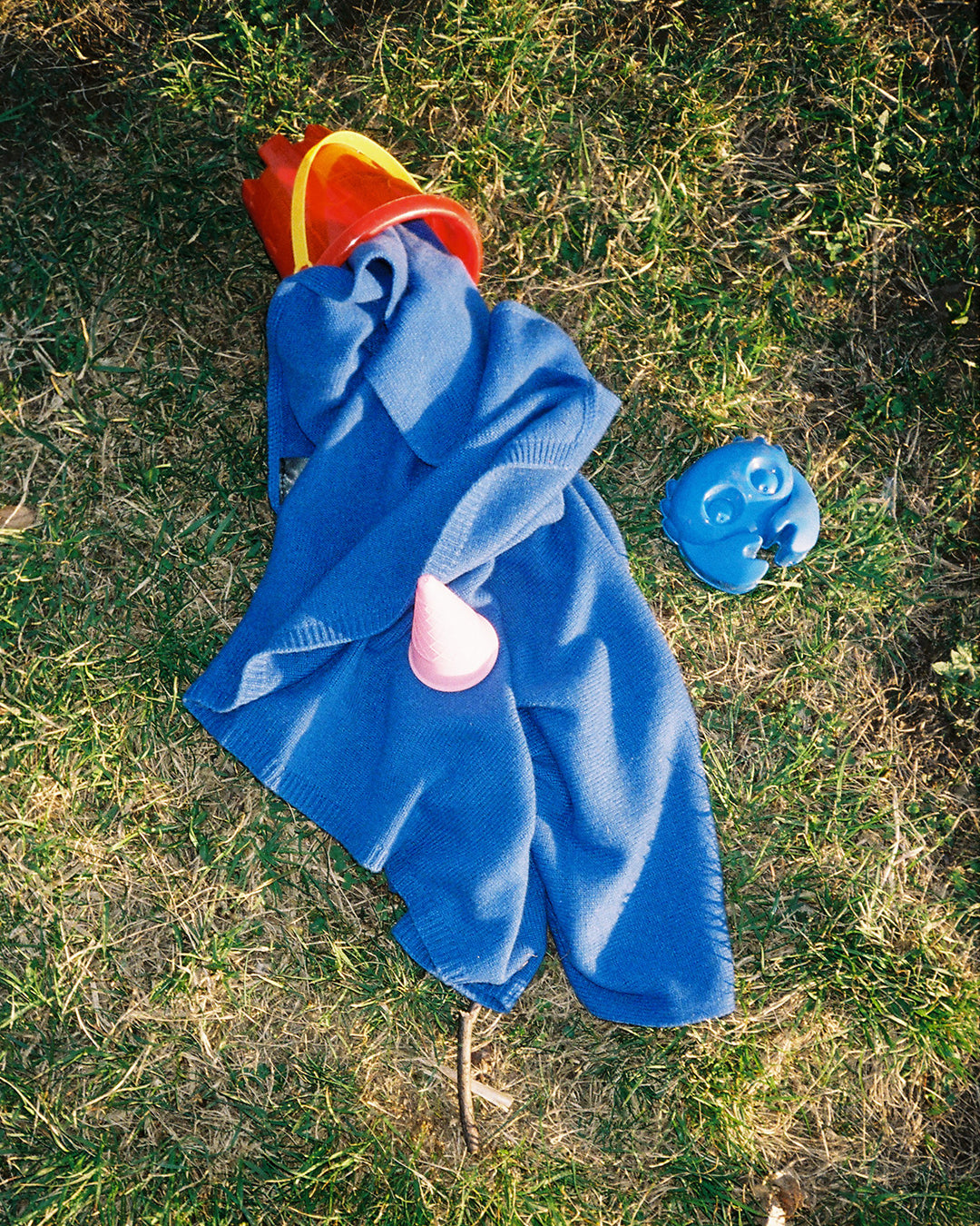 Wolke Carl Baby Blanket - Superblue