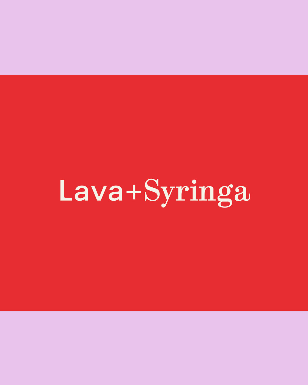 Wolke Lea Baby Blanket - Lava and Syringa