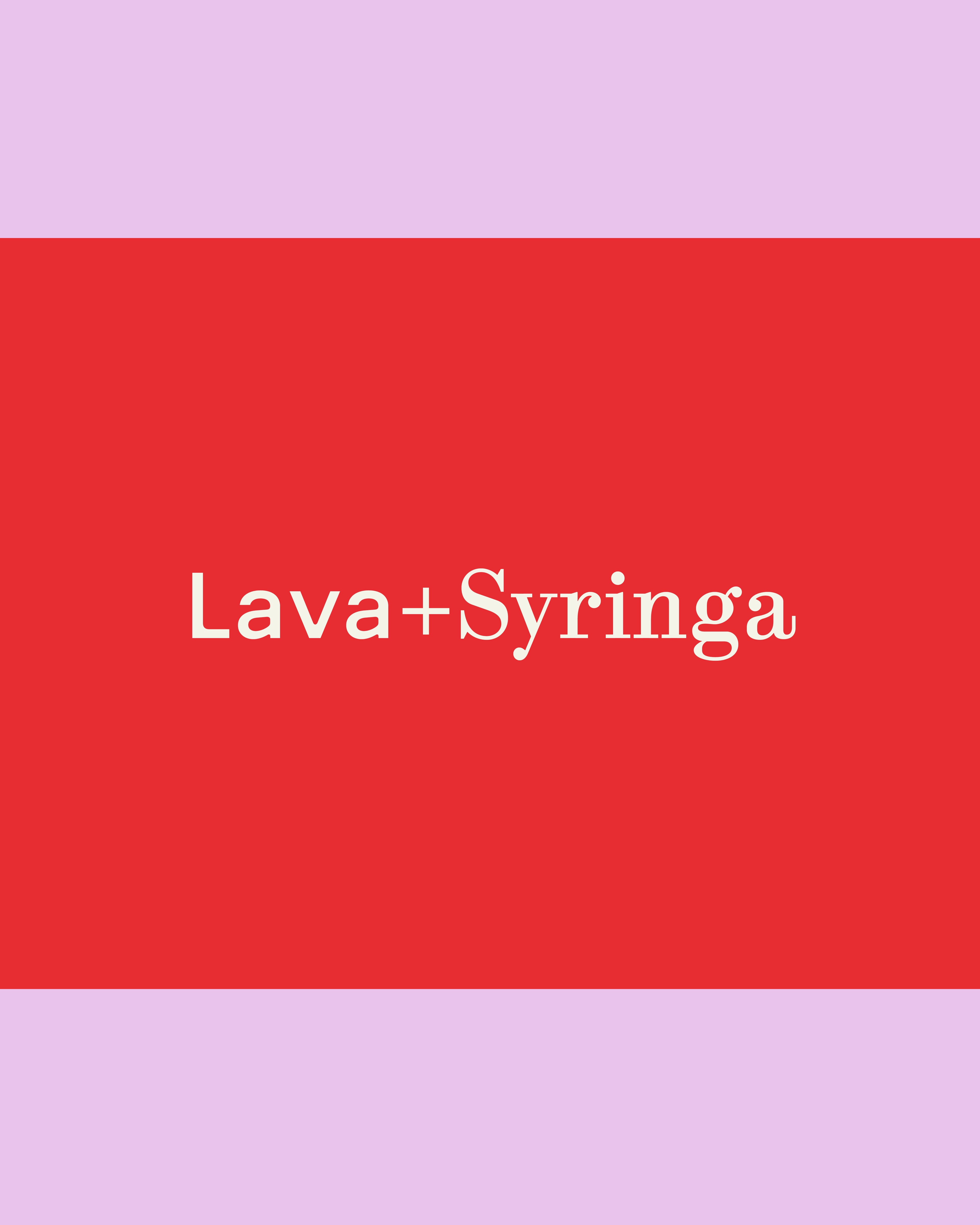 Wolke Lea Baby Blanket - Lava and Syringa