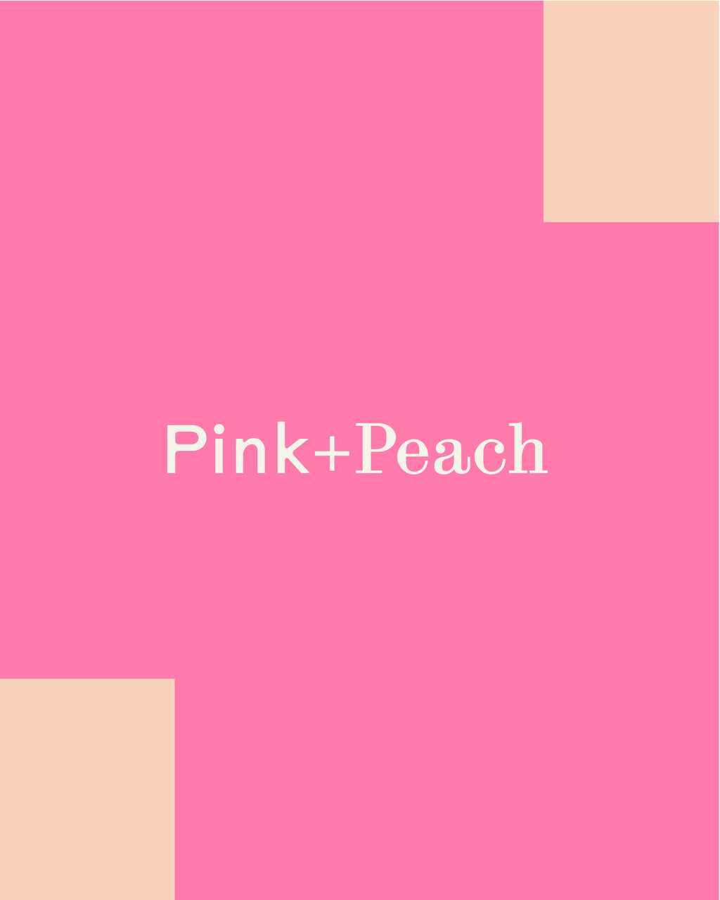 Wolke Zola Baby Blanket - Pink and Peach