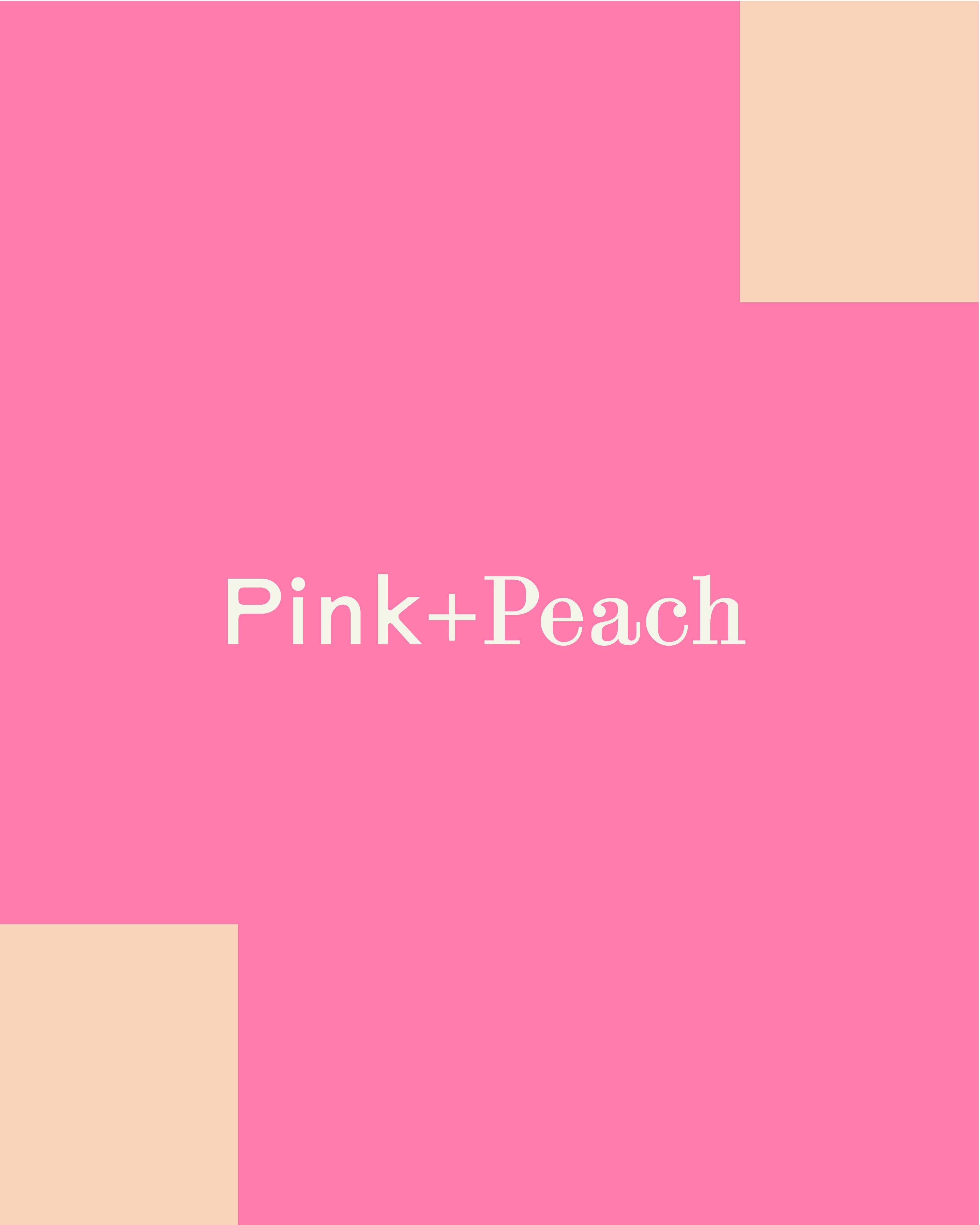 Wolke Zola Baby Blanket - Pink and Peach