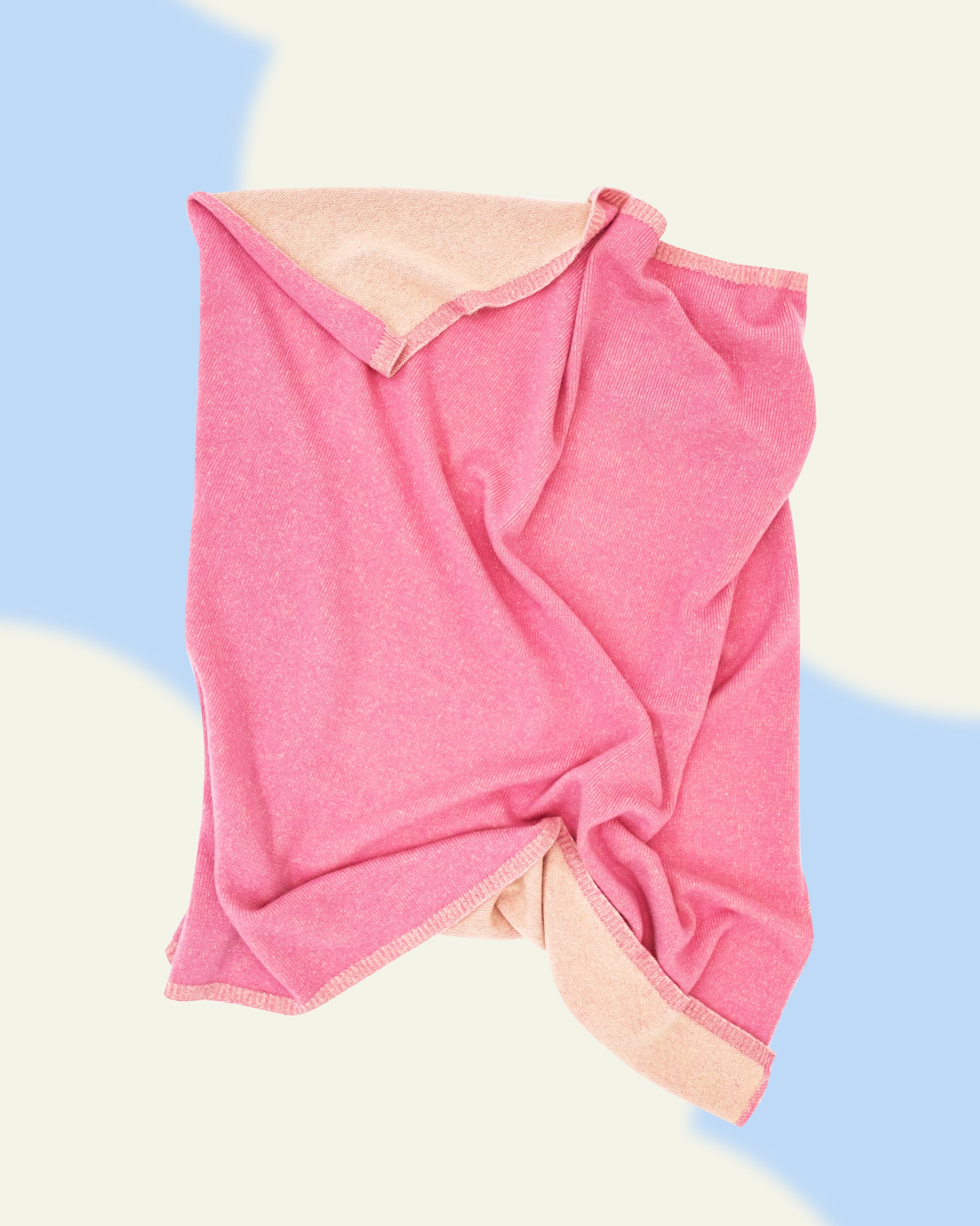 Wolke Zola Baby Blanket - Pink and Peach