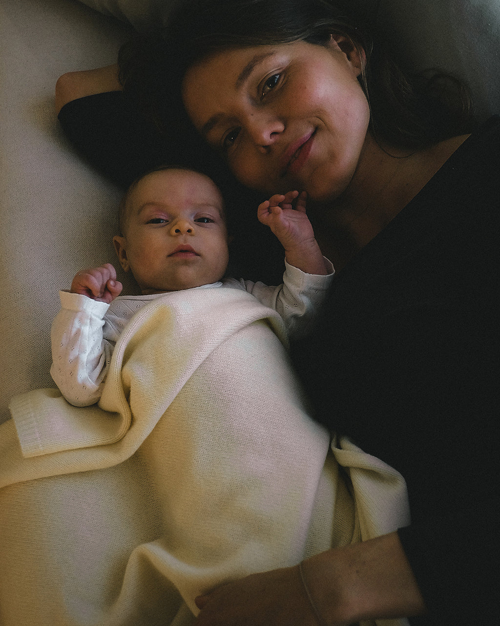 Wolke Kasa Baby Blanket - Butter